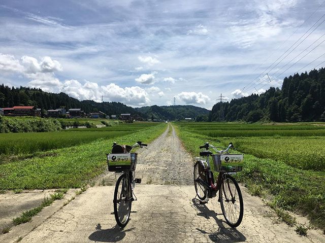 清津峡入口で自転車レンタルを行います‼